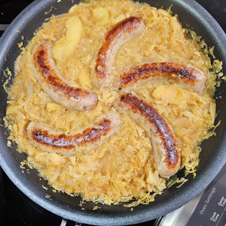 Authentic German Bratwurst And Sauerkraut Recipe