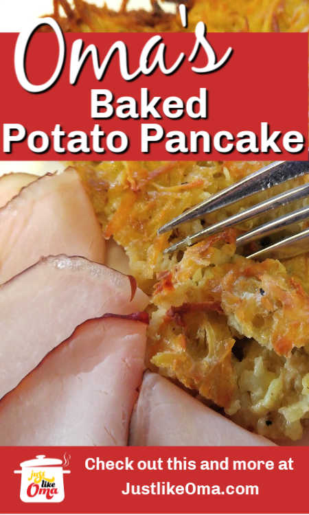 Best Potato Kugel Recipe – Oma's Baked Potato Pancake (Dibbelabbes)