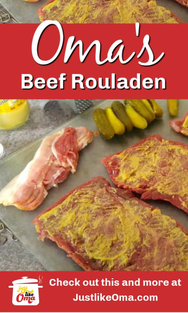 Oma's Authentic German Beef Rouladen Recipe