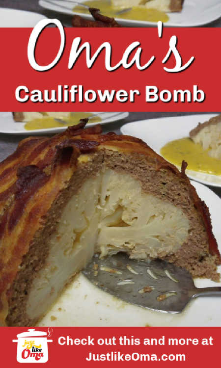 Oma's Baked Cauliflower Bomb ~ Blumenkohl-Bombe