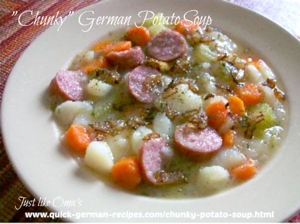 German traditional KARTOFFELSUPPE potato and sausage soup on woo #2 Coffee  Mug by JM Travel Photography - Fine Art America