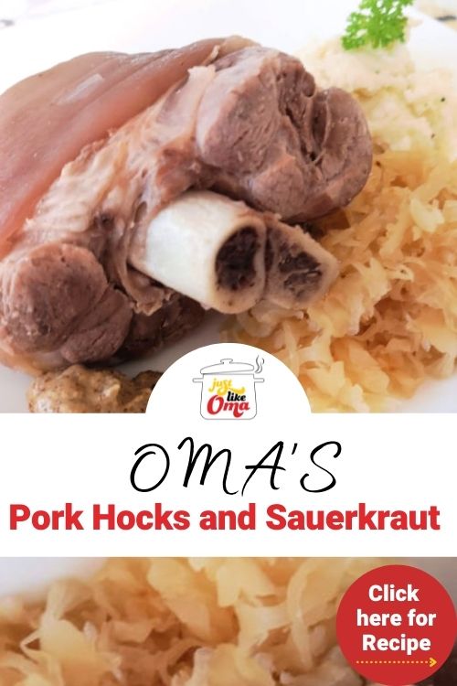 Berliner Pork Hocks and Sauerkraut – Oma's Eisbein und Sauerkraut.