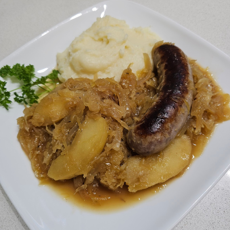 Authentic German Bratwurst and Sauerkraut Recipe