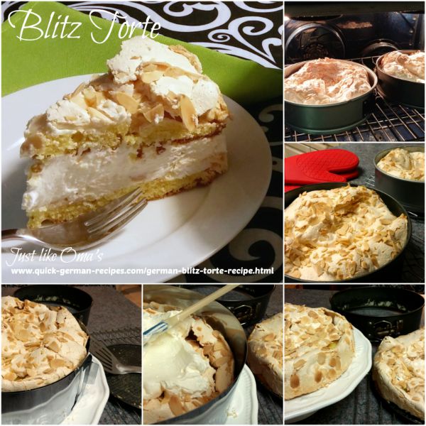 German Blitz Torte Recipe made Just like Oma