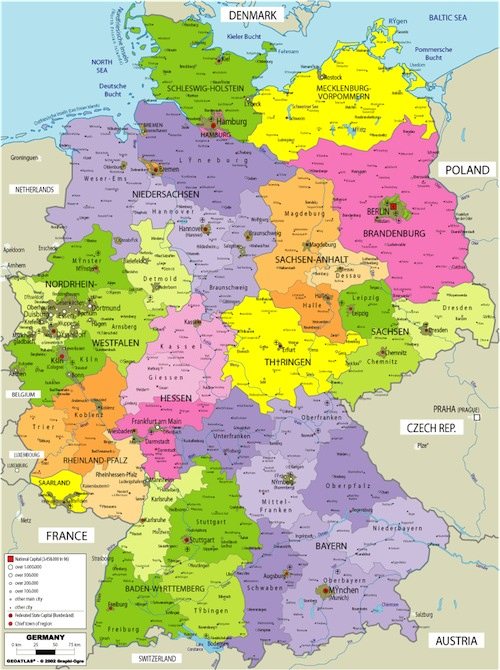 Map of Germany