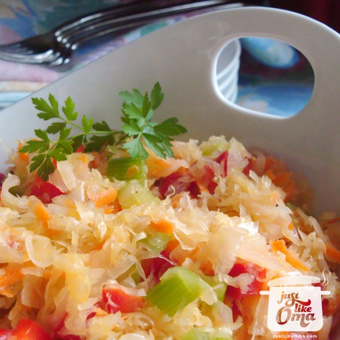 Beautiful Sauerkraut Salad